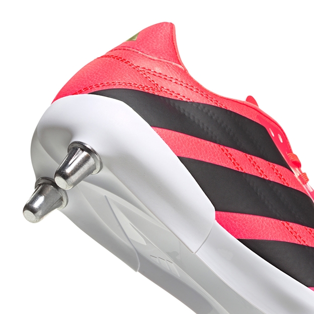 Adidas Adults Kakari Soft Ground Rugby Boots Solar Turbo - Heel View