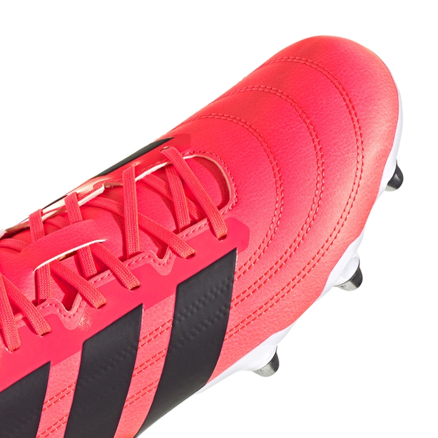 Adidas Adults Kakari Soft Ground Rugby Boots Solar Turbo - Toe Close-up