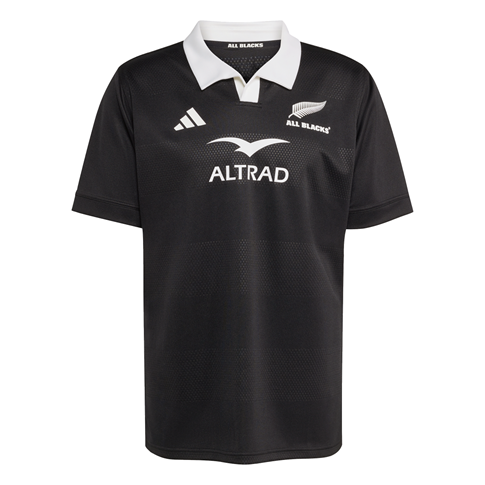 All Blacks Mens Home Rugby Shirt 25/26 - Front All Blacks Mens Home Rugby Shirt 25/26 - Front