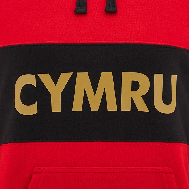 Wales Kids Travel Leisure Hoodie - Red 2025 - Cymru