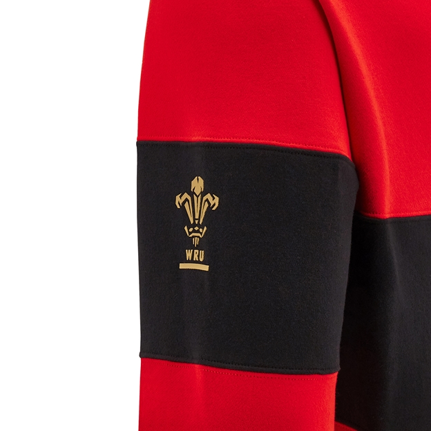 Wales Kids Travel Leisure Hoodie - Red 2025 - WRU