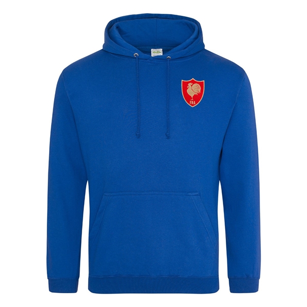 France Mens Classic Hoodie Royal - Front
