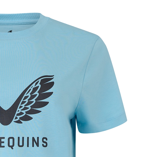 Harlequins Womens Presentation Tee 25/26 Sky Blue - Castore