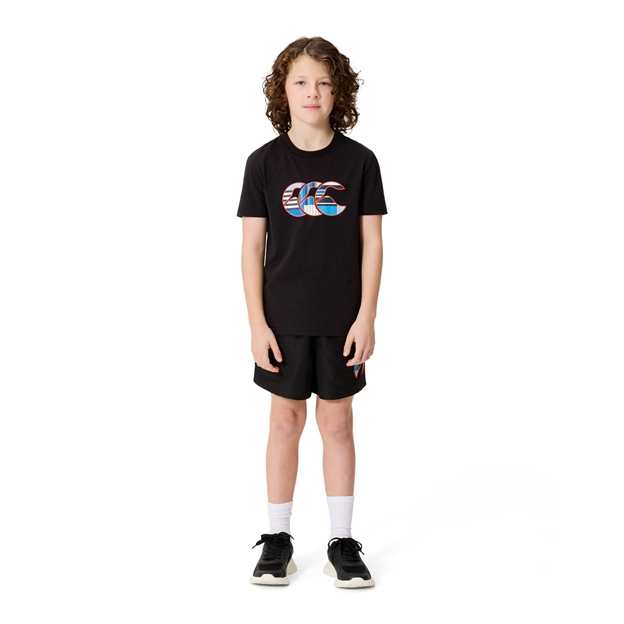 Canterbury kids Uglies T-Shirt Black - Model View