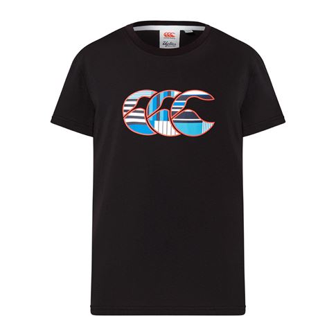Canterbury kids Uglies T-Shirt Black - Front View