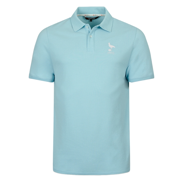 Uruguay 1865 Heritage Pure Cotton Polo - Sky Blue