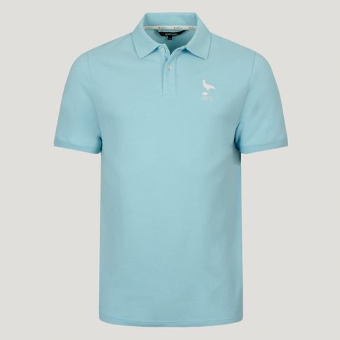 Uruguay 1865 Heritage Pure Cotton Polo – Sky Blue
