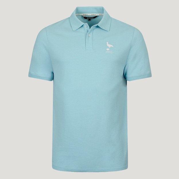 Uruguay 1865 Heritage Pure Cotton Polo - Sky Blue