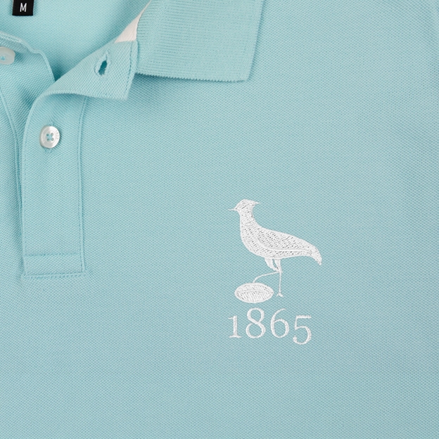 Uruguay 1865 Heritage Pure Cotton Polo - Sky Blue