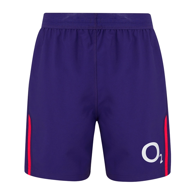 England Kids Away Rugby Shorts 26/27 Rhodonite - Back View