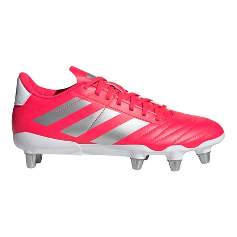 adidas Adults Kakari Soft Ground Rugby Boots - Lucid Red
