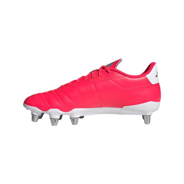 adidas Adults Kakari Soft Ground Rugby Boots - Lucid Red