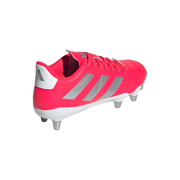 adidas Adults Kakari Soft Ground Rugby Boots - Lucid Red