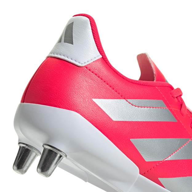 adidas Adults Kakari Soft Ground Rugby Boots - Lucid Red