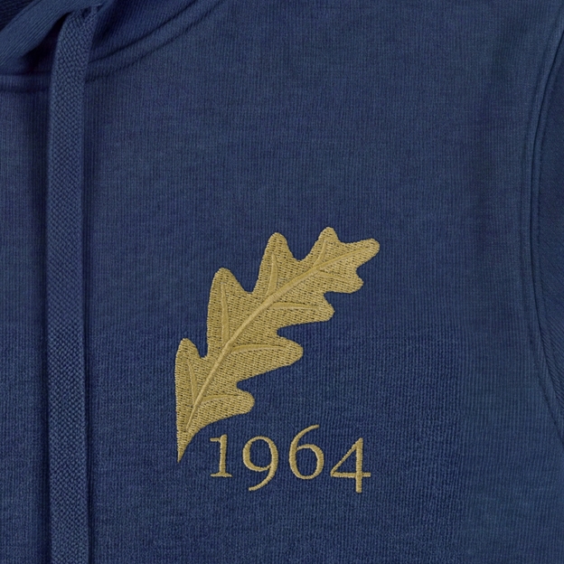 Romania 1964 Pure Cotton Hoodie - Petrol Blue