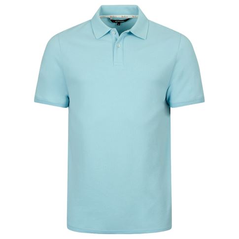Rugby 1823 Adults Polo Shirt Sky Blue - Front View