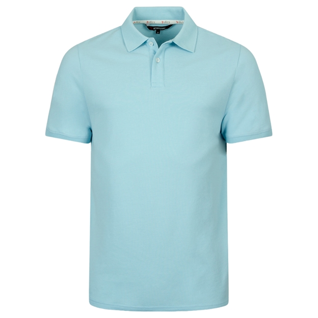 Rugby 1823 Adults Polo Shirt Sky Blue - Front View