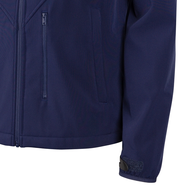 Scotland Mens Softshell Jacket 26/27 Navy - Pocket Detail Close-up