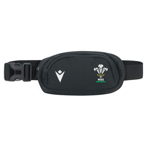 Wales Adults Bum Bag 26/27 Black - Front View