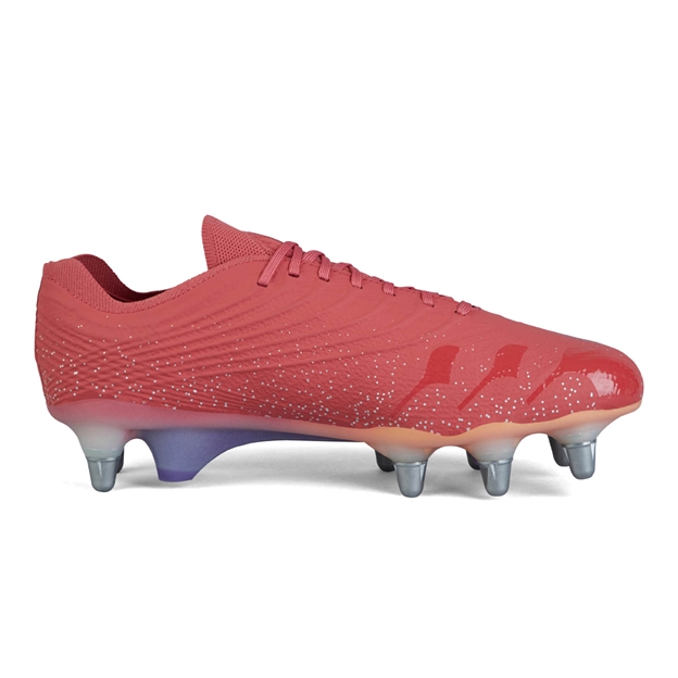 Canterbury Adults Stampede Elite Soft Ground Rugby Boots Orange - Instep