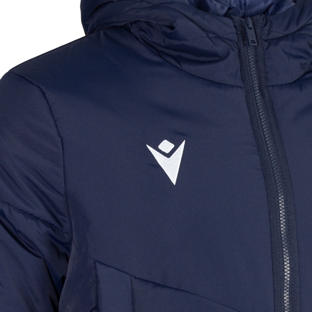 Scotland Mens Travel Three Quarter Padded Jacket 26/27 - Macron Logo Close-up