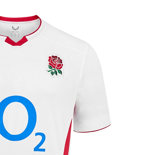 England Mens Home Rugby Shirt 25-26 - RFU Rose