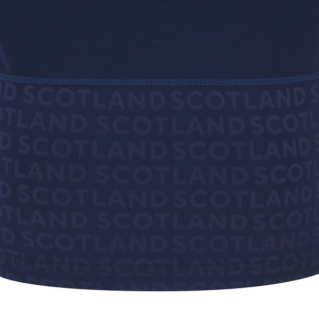 Scotland Junior Home Rugby Shirt 25/26 Navy - Scotland relief print on hem