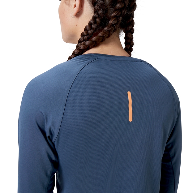 Canterbury Womens Vapodri Superlight Long Sleeved Tee-  Navy Model neck