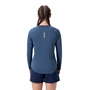 Canterbury Womens Vapodri Superlight Long Sleeved Tee-  Navy Model Back 