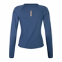 Canterbury Womens Vapodri Superlight Long Sleeved Tee-  Navy Ghost Back 