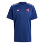 France Mens Home Supporters T-Shirt Dark Blue - Front 