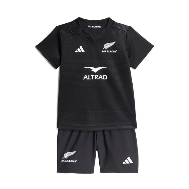 All Blacks Infants Rugby Kit 26/27 All Black - Front View