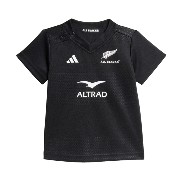 All Blacks Infants Rugby Kit 26/27 All Black - Top Front View