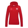 Wales Womens Classic XV Hoodie Red - Front 