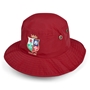 British and Irish Lions Wide Brim Hat Red - Front 