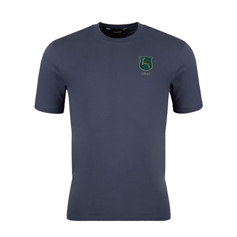 R1823 South Africa 1891 T-Shirt Petrol Blue - Front