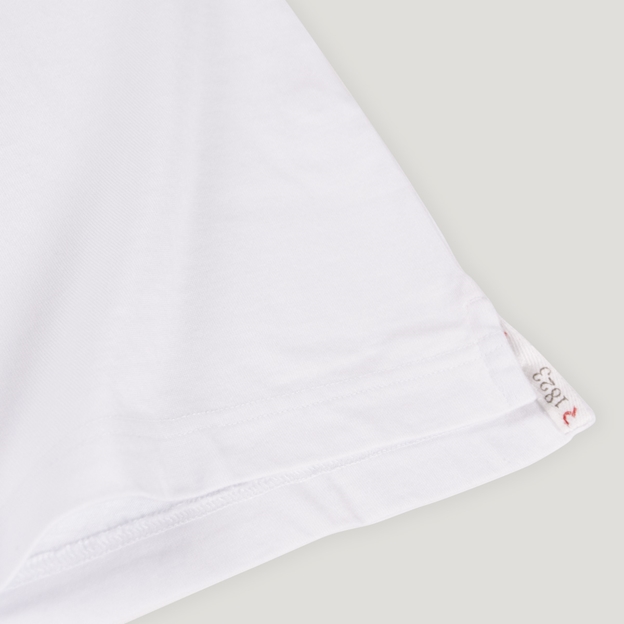 Georgia 1959 Heritage Pure Cotton Rugby Shirt - Long Sleeve - White