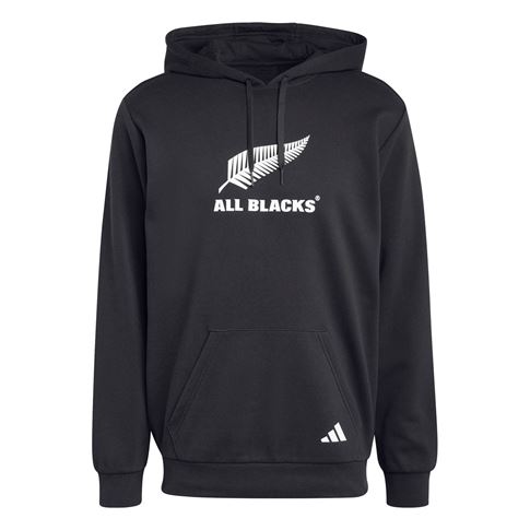All Blacks Mens Logo Hoody 25/26 Black - Front All Blacks Mens Logo Hoody 25/26 Black - Front