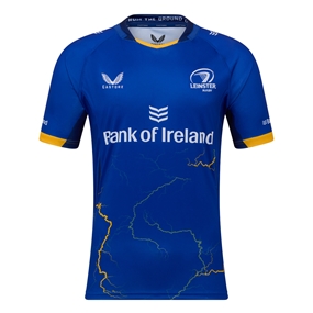 Leinster Mens Home Rugby Shirt 25/26 - Front Leinster Mens Home Rugby Shirt 25/26 - Front