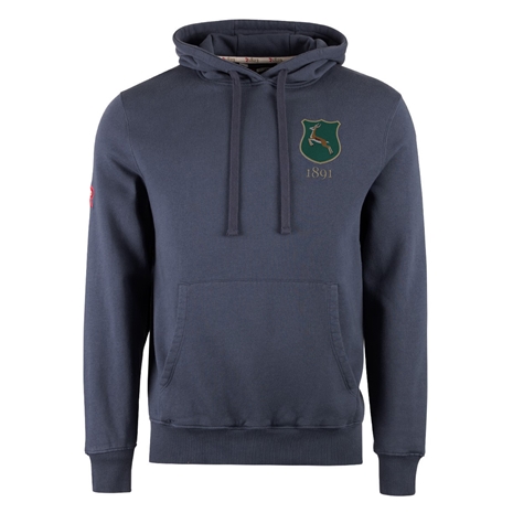 R1823 South Africa 1891 Hoodie Petrol Blue - Front