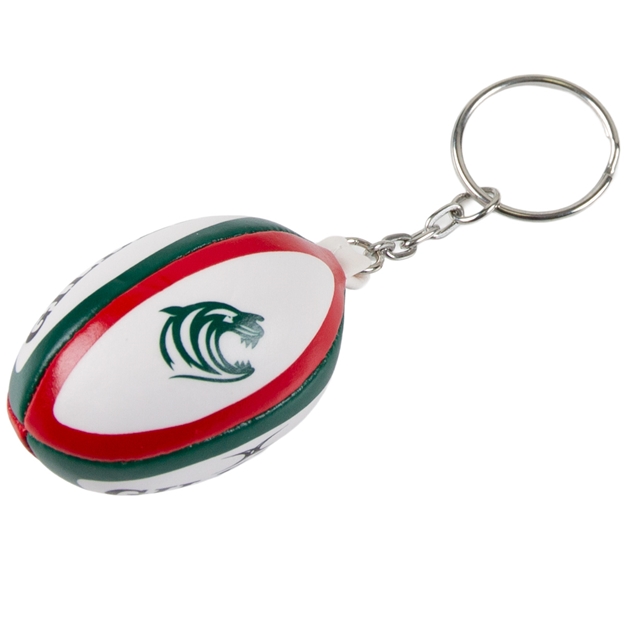 Gilbert Leicester Tigers Keyring - Front View