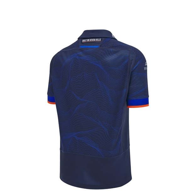 Edinburgh Kids Home Rugby Shirt - Short Sleeve - 24/25 - Back