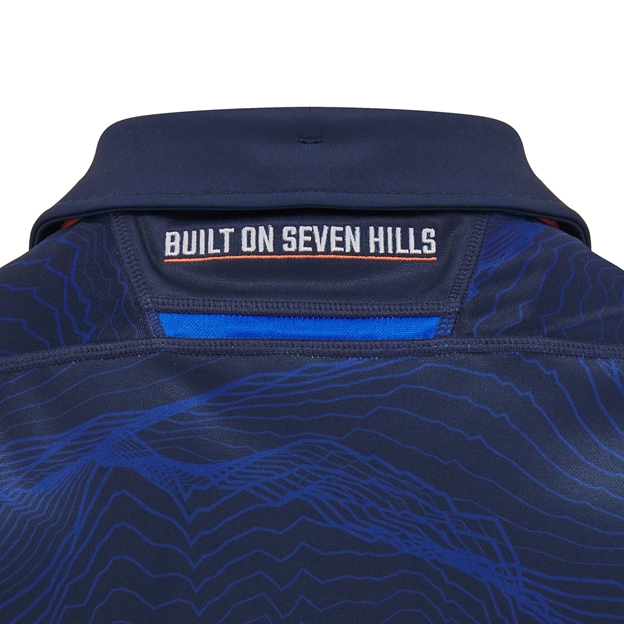 Edinburgh Kids Home Rugby Shirt - Short Sleeve - 24/25 - Collar