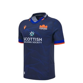 Edinburgh Kids Home Rugby Shirt - Short Sleeve - 24/25 - Front