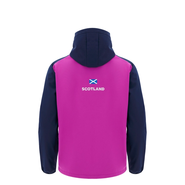Scotland Junior Softshell Jacket 25/26 Navy/Purple - Back