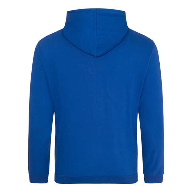 Italy Mens Classic Hoodie Royal - Back View