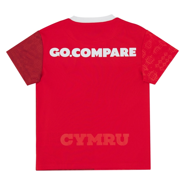 Wales Infants Home Rugby Kit 25/26 Red - Back