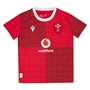 Wales Infants Home Rugby Kit 25/26 Red - Front 