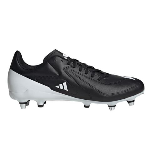 adidas Adults Adizero RS15 Pro Soft Ground Rugby Boots Black - Outstep adidas Adults Adizero RS15 Pro Soft Ground Rugby Boots Black - Outstep