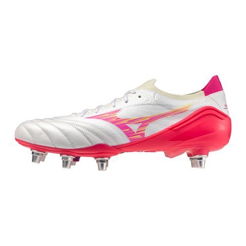 Mizuno Adults Morelia Neo IV Βeta Elite SI Soft Ground Rugby Boots Blazing Flair - Outstep